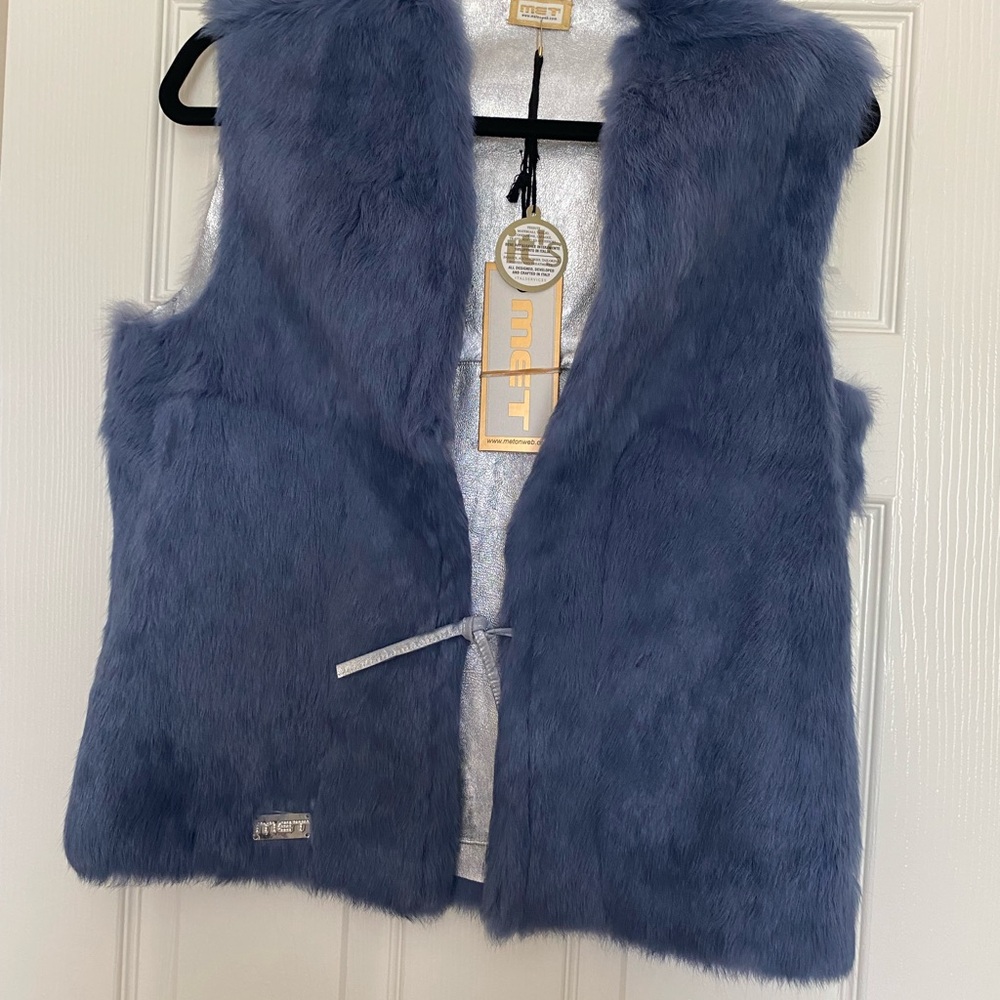 ME Makeover Essentials Blue Cozy Vest